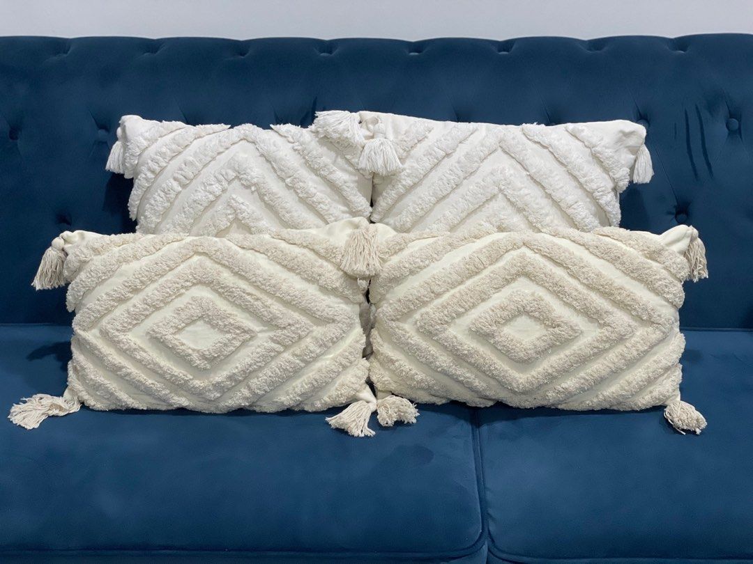 Off white top brand pillows