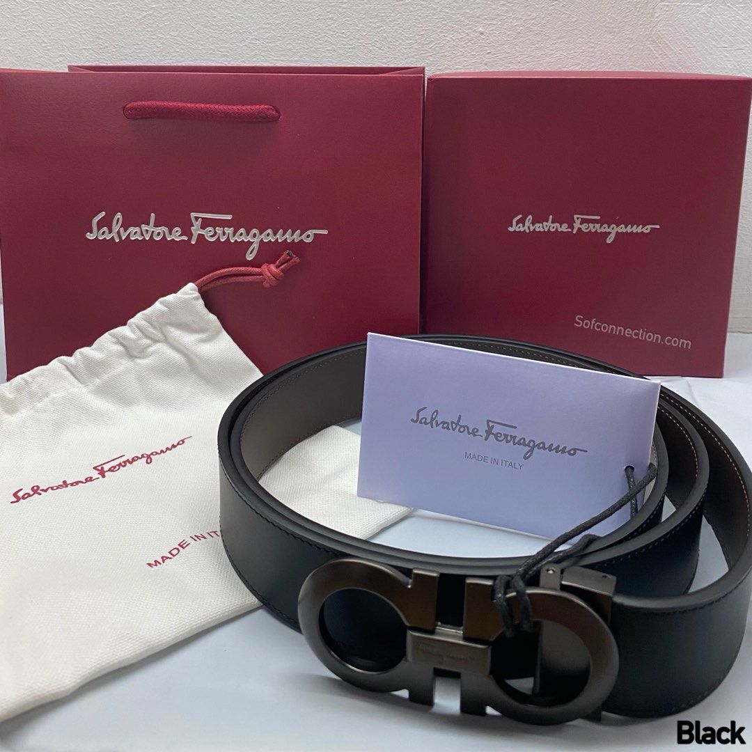 Salvatore Ferragamo Men's Reversible/Adjustable Belt-675542