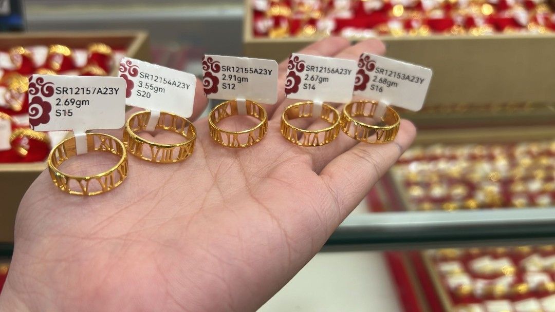 Gold sales wrist ring