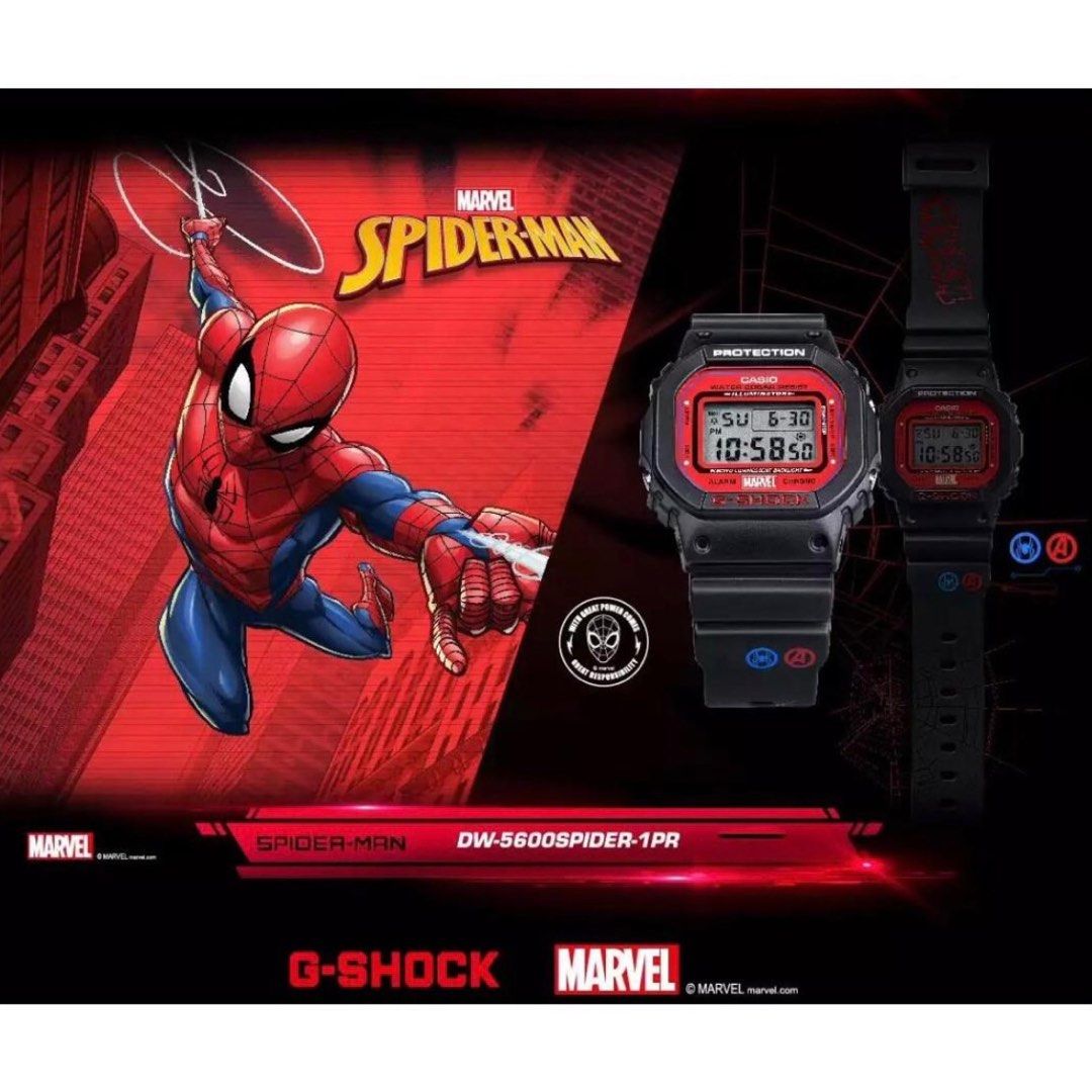 G shock spider man shop