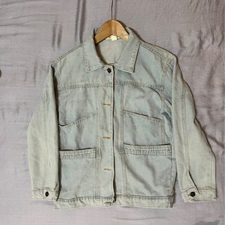 男友風淺丹寧百搭牛仔外套 #23吃土季