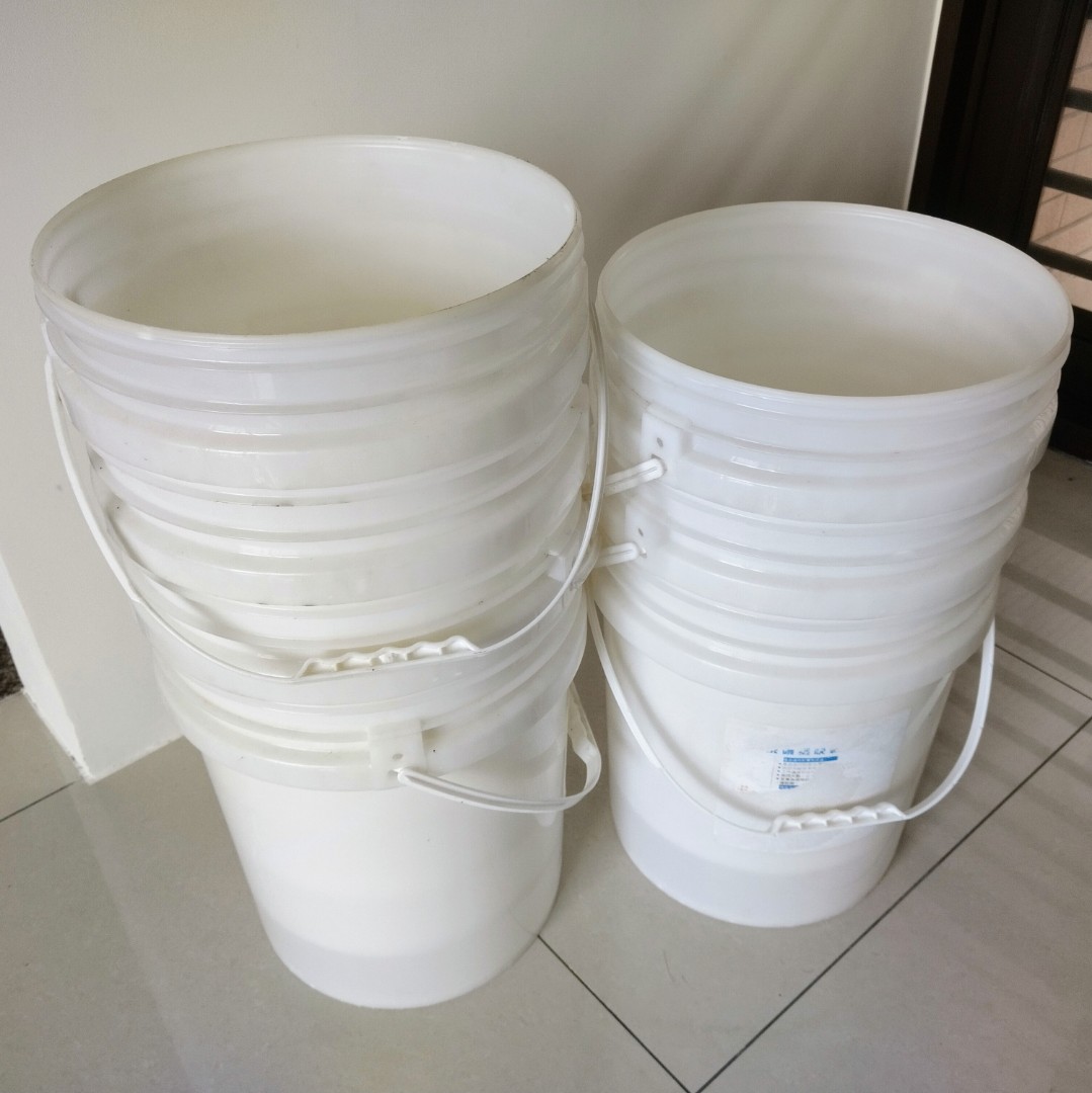 已保留勿下標)塑膠油漆桶23公升塑膠桶提桶水桶pp桶萬用桶, 家具及居家