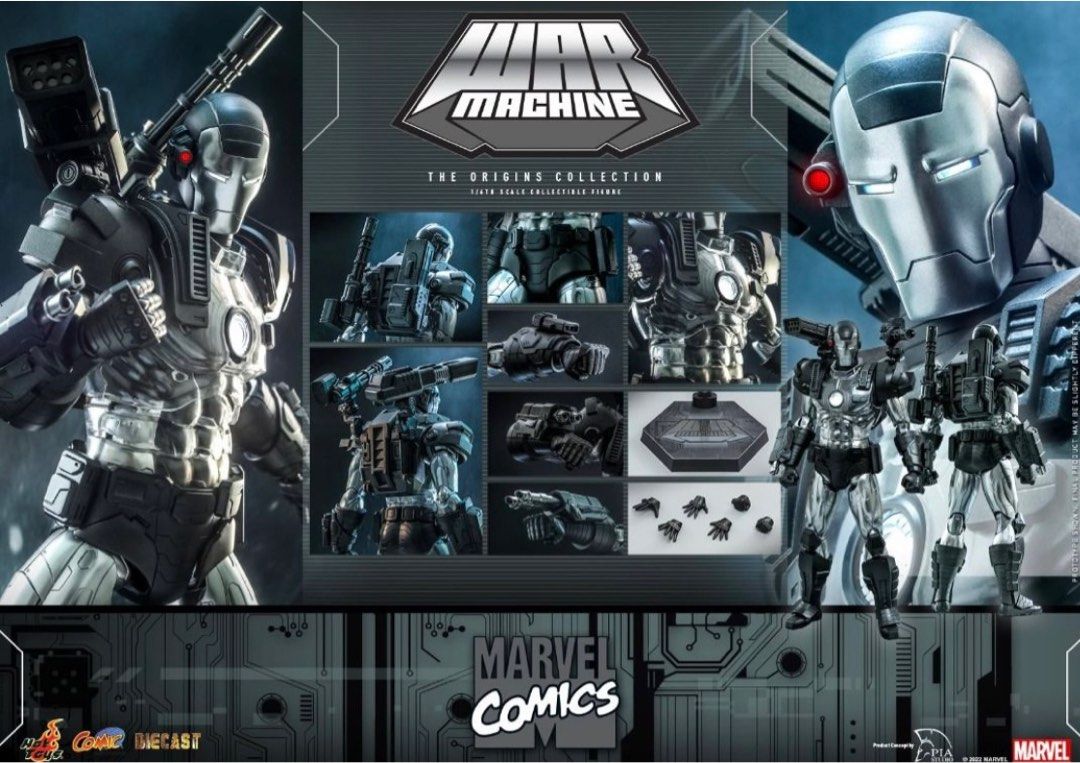 現貨全新1/6 HOTTOYS CMS013 Marvel Comics War Machine (The Origins