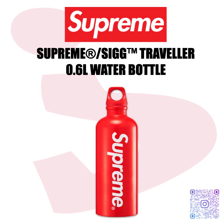 現貨SUPREME®/SIGG™ TRAVELLER 0.6L WATER BOTTLE, 運動產品, 其他運動