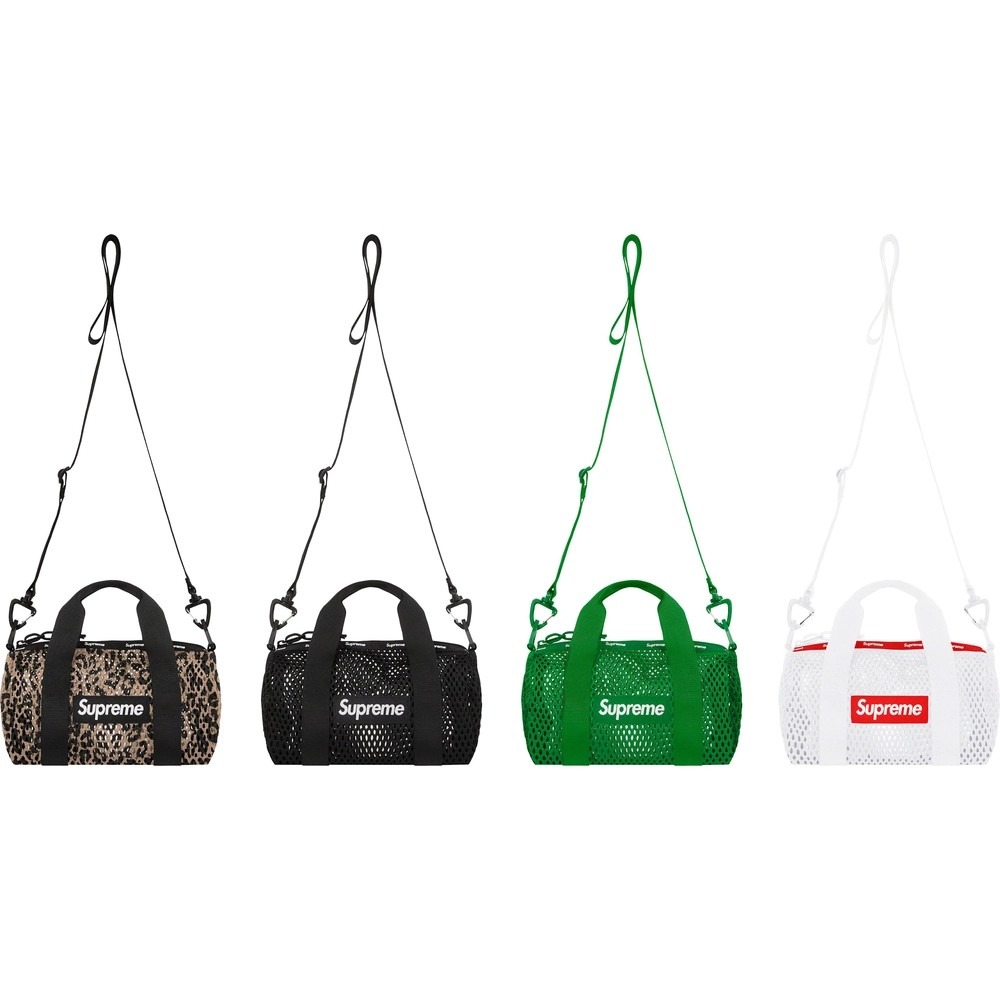 現貨] SUPREME MESH MINI DUFFLE BAG 側背包網狀小包, 他的時尚, 包