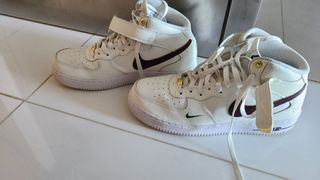 Nike Air Force 1 Mid Stussy Fossil Size 8.5 DEADSTOCK IN HAND/FAST SHIPPING