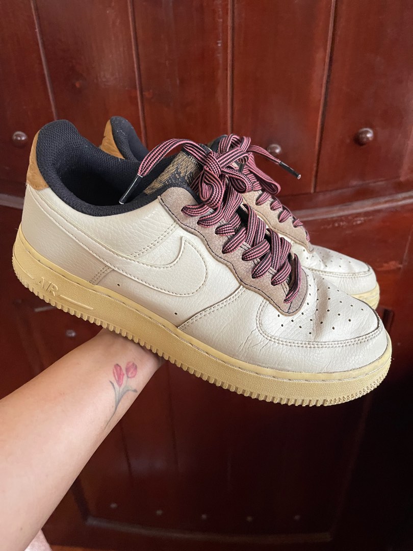 Air Force 1 Fossil wheat shimmer on Carousell