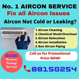 Aircon Servicing, Chemical Wash