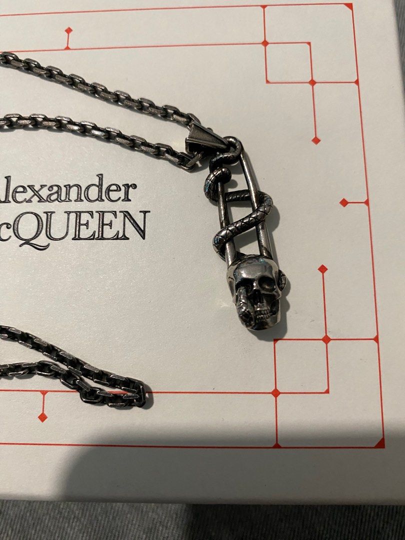 Alexander mcqueen cheap razor necklace