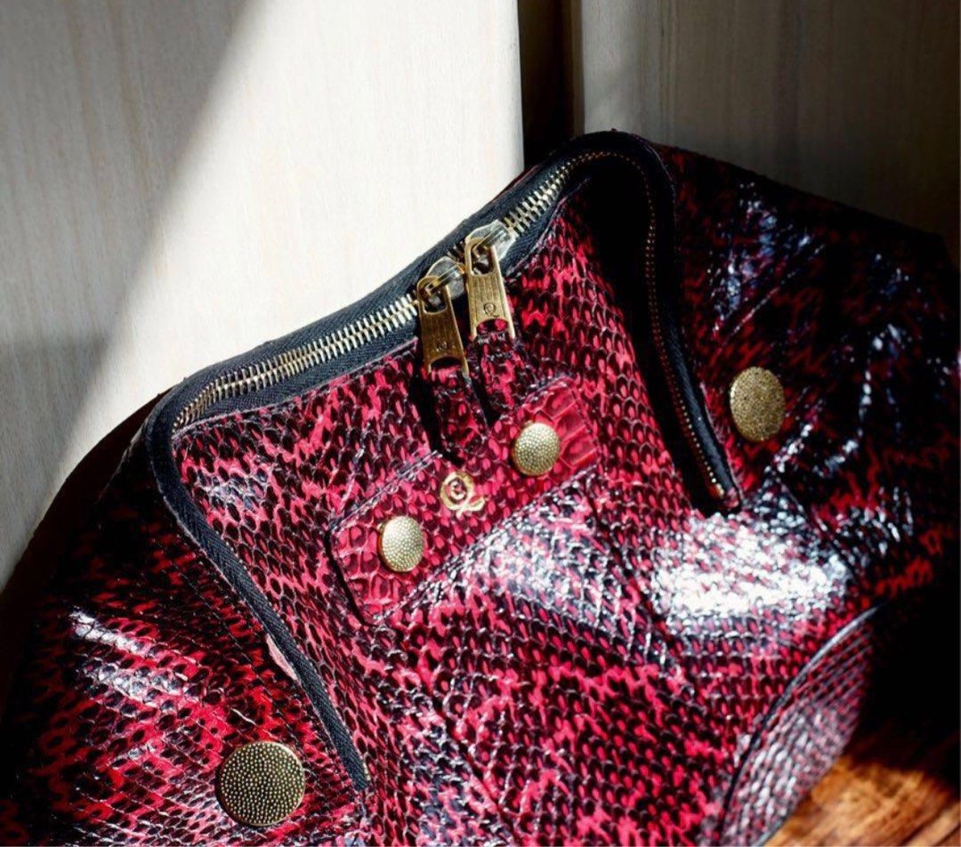 Multicolor snakeskin alexander sale mcqueen