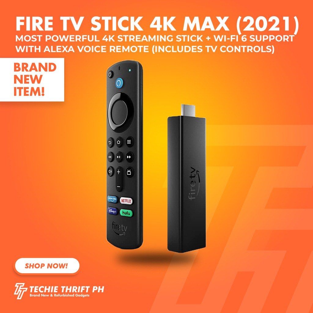 Fire Stick 4K Ultra HD Firestick / TV Stick Streaming / 2nd Gen /  WIFI 6