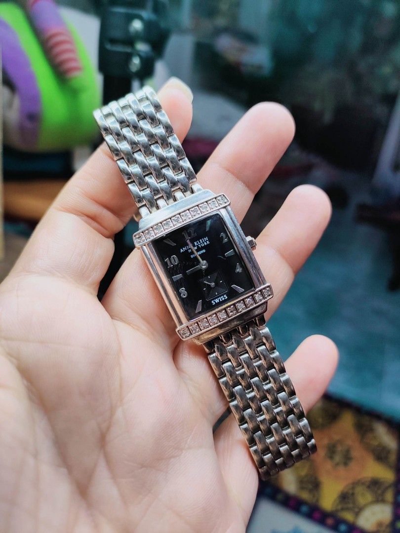 Anne klein new york diamond swiss watch deals
