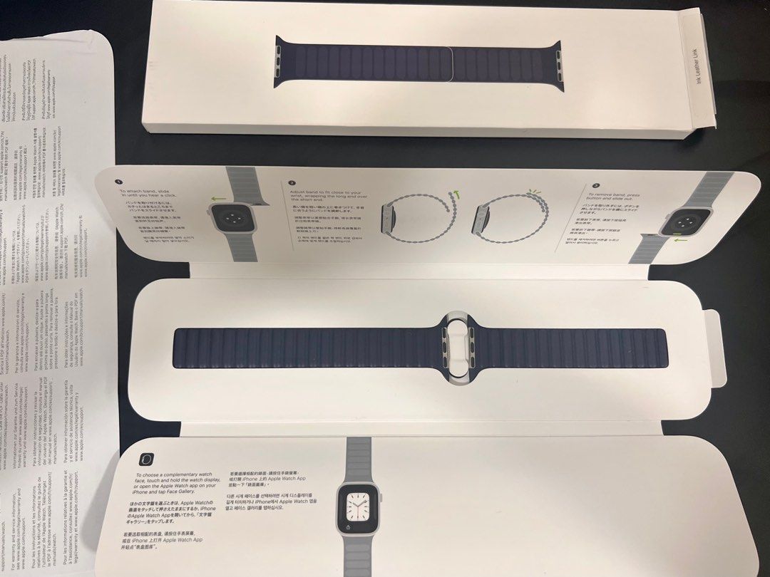 Apple watch leather link size deals