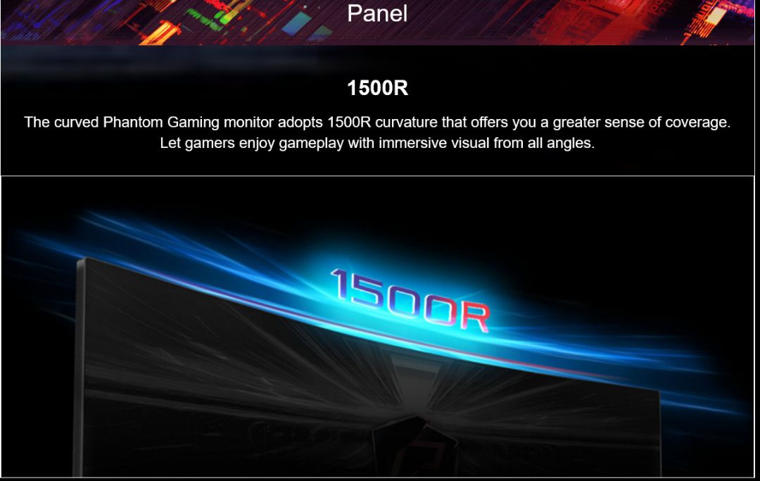 ASRock Phantom PG27Q15R2A 27" VA,QHD 2560x1440 2K,165Hz,Wi-Fi Antenna ...
