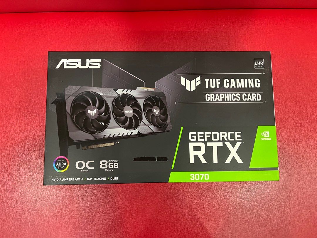 Asus TUF 3070 OC 8GB Nvidia Graphics Card GPU LHR, Computers & Tech ...