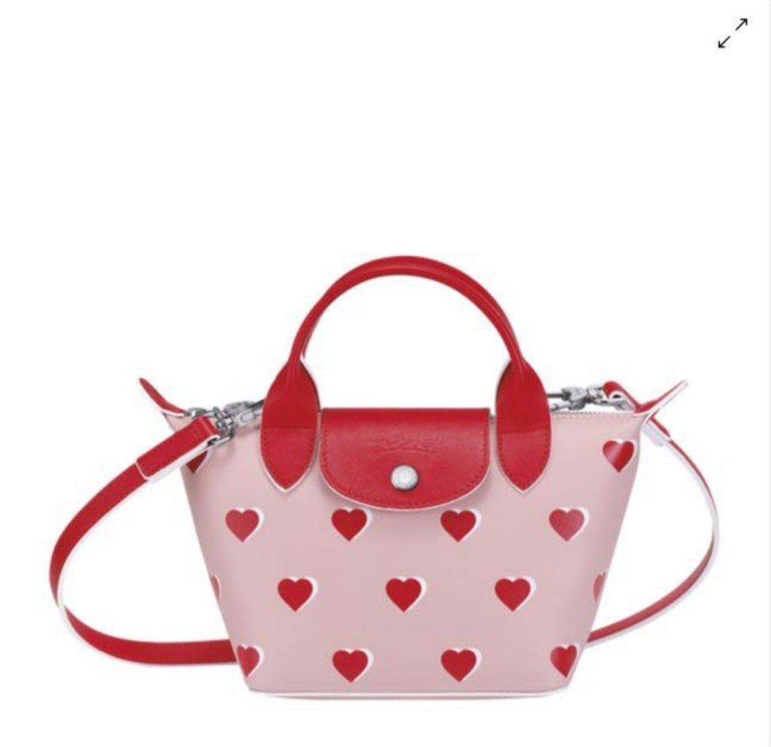 Longchamp limited edition Le Pliage 2021 Valentine crossbody and top handle  bag, Women's Fashion, Bags & Wallets, Cross-body Bags on Carousell