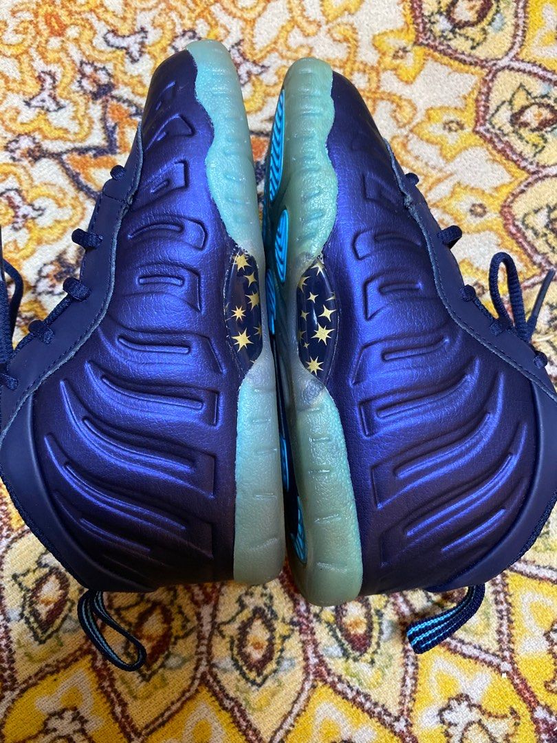 Authentic Preloved Nike Air Foamposite One Obsidian Metallic Gold