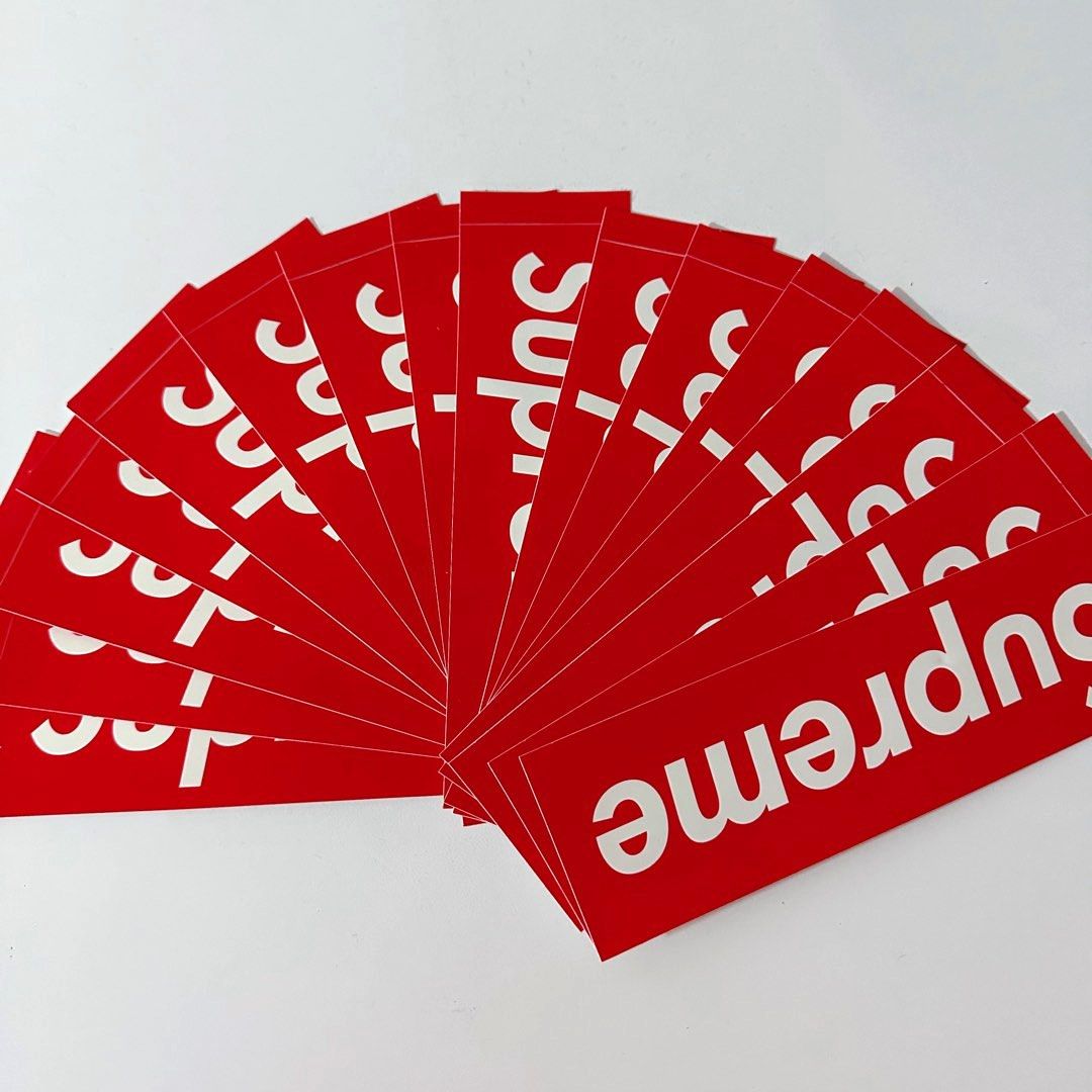 Authentic Supreme decal  Supreme sticker, Supreme box logo, Box logo