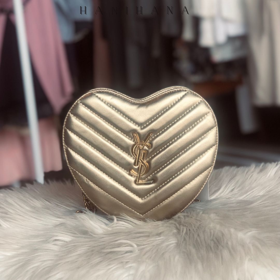 AUTHENTIC YSL SAINT LAURENT LOVE HEART