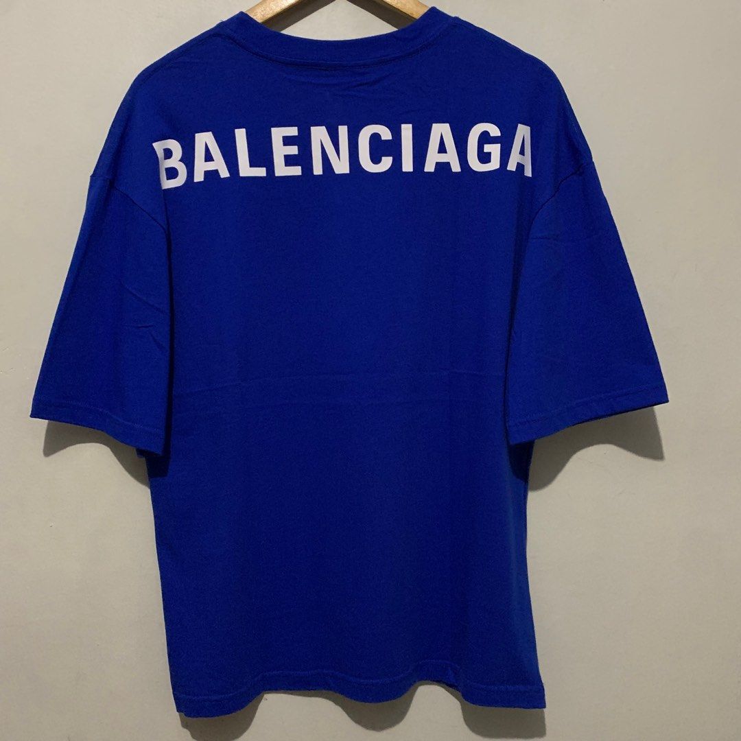 balenciaga back print t shirt