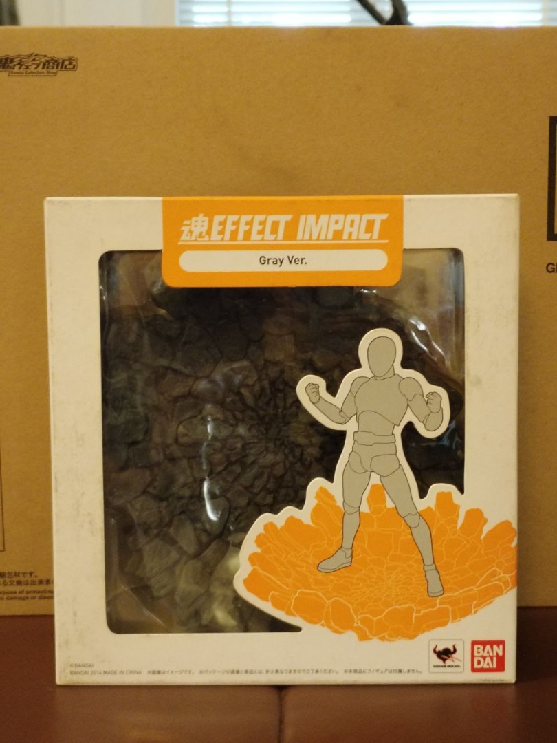 BANDAI Action figure effect impact Grey version, Hobbies & Toys