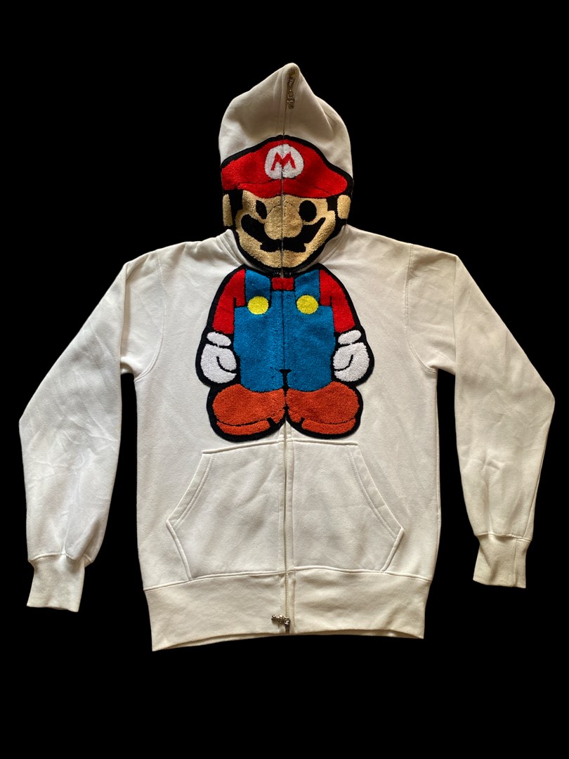 Bape Super Mario Nintendo Hoodie Bathing Ape Baby Milo Men s
