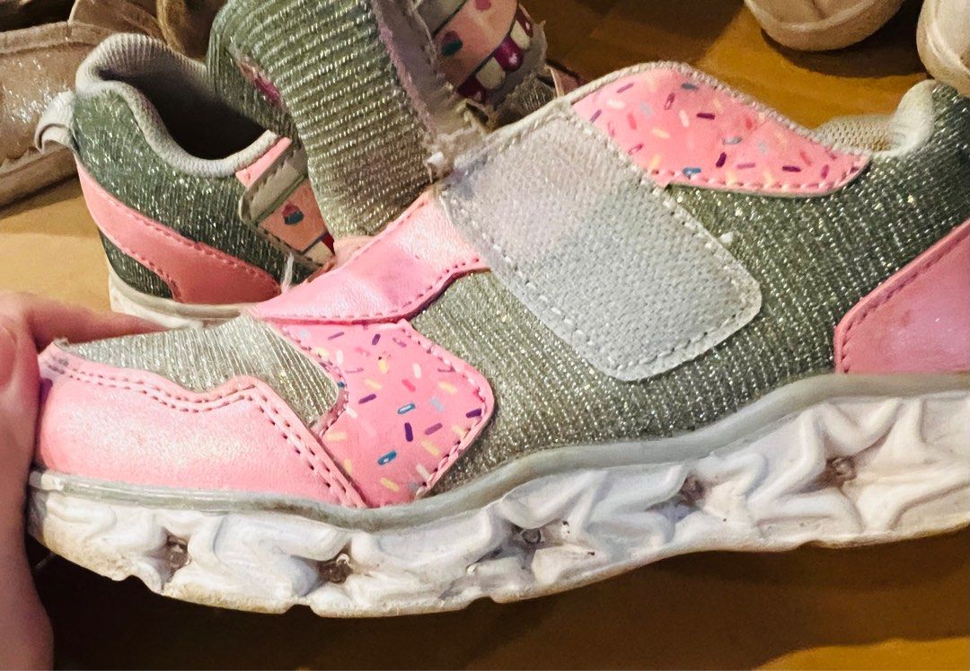 Barbie light up shoes, Babies & Kids, Babies & Kids Fashion on Carousell