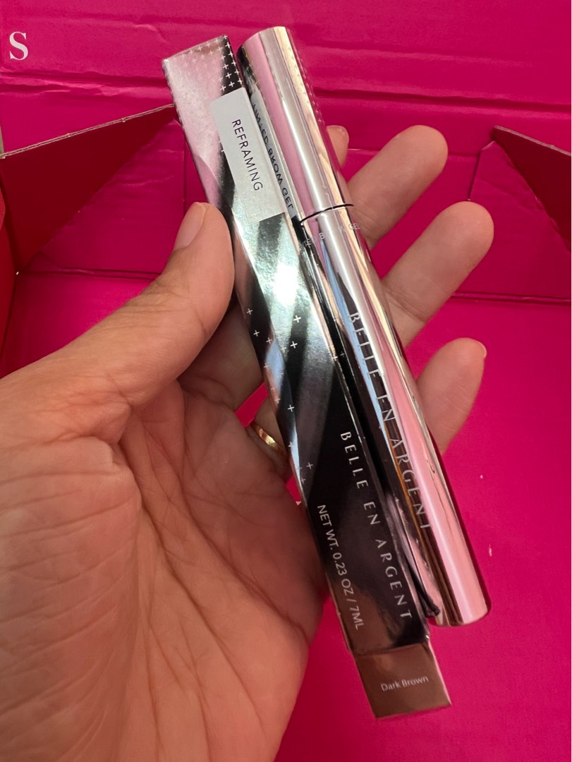 Belle en argent Reframing Brow Gel dark brown, Beauty & Personal Care