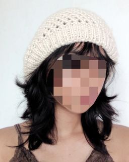 beret beanie crochet