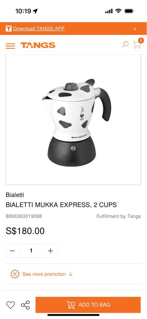 Bialetti Mukka Express, TV & Home Appliances, Kitchen Appliances ...