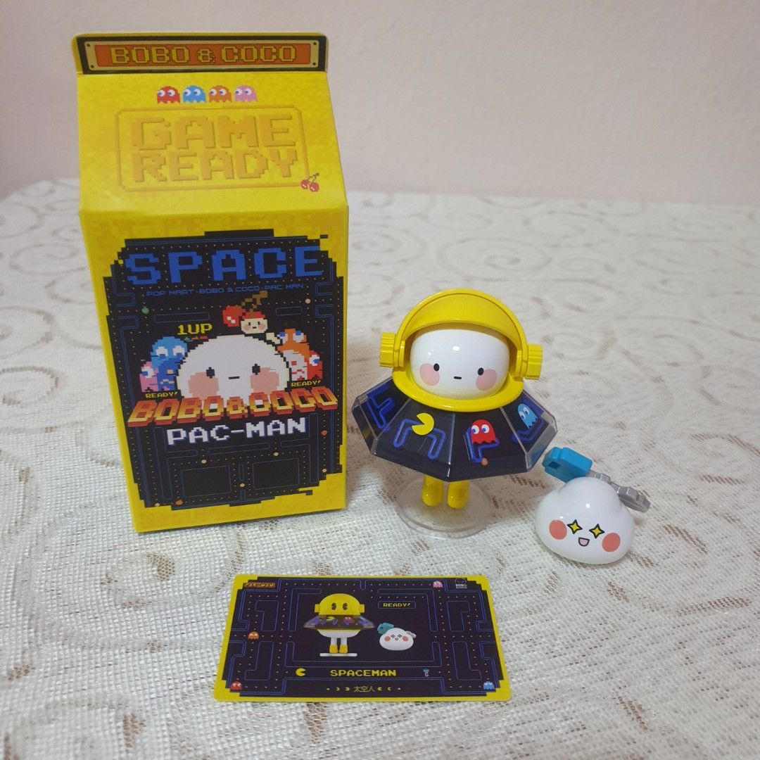 Bobo & Coco Pac-man Blind Box Figurine - Spaceman, Hobbies & Toys, Toys