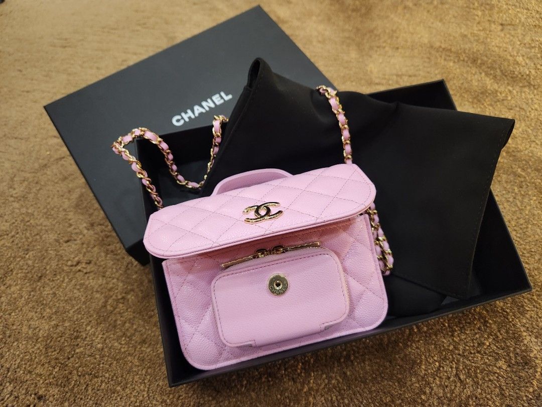 Chanel Mini Business Affinity in Caramel / LGHW, Luxury, Bags & Wallets on  Carousell
