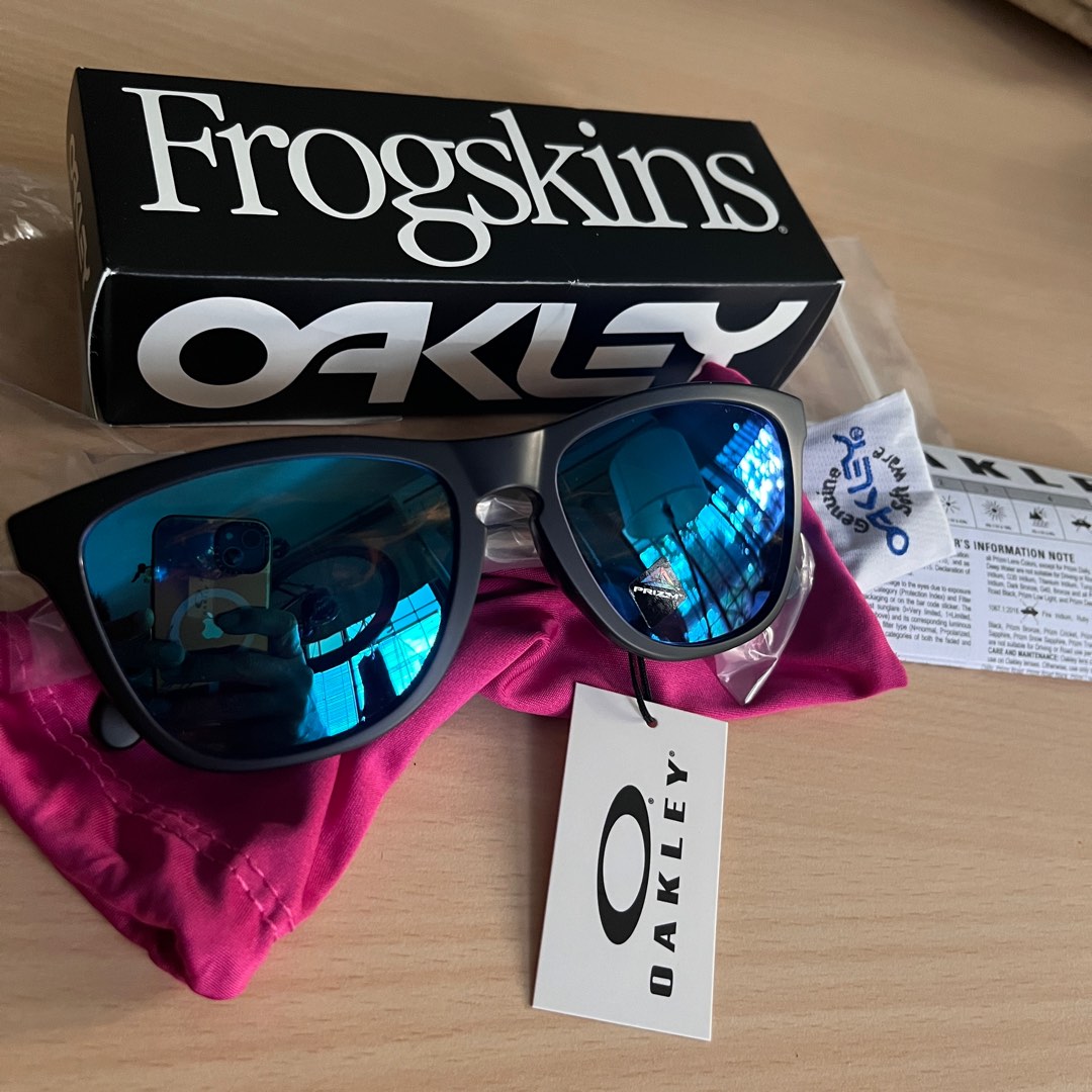 Oakley frogskins store prizm sapphire polarized