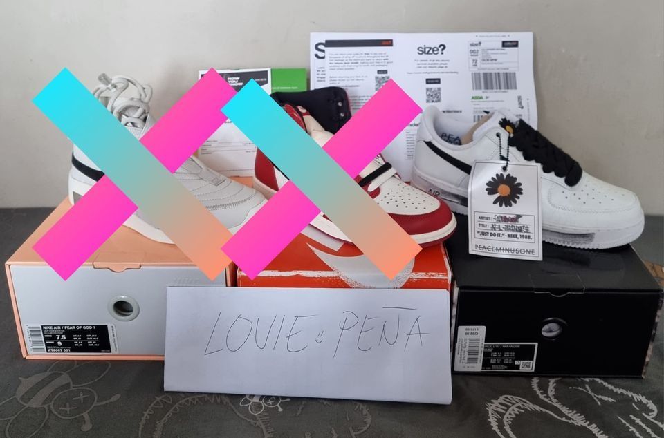 Bundle Af1 G Dragon Paranoise & Fog Raid Uk6.5/Us7.5, Men'S Fashion,  Footwear, Sneakers On Carousell