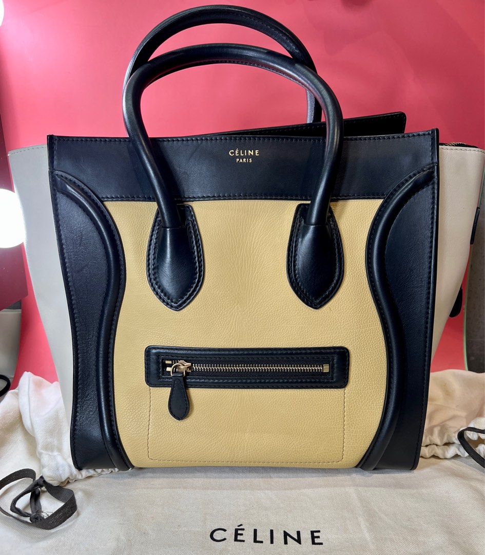 Celine mini luggage tri color limited edition on Carousell