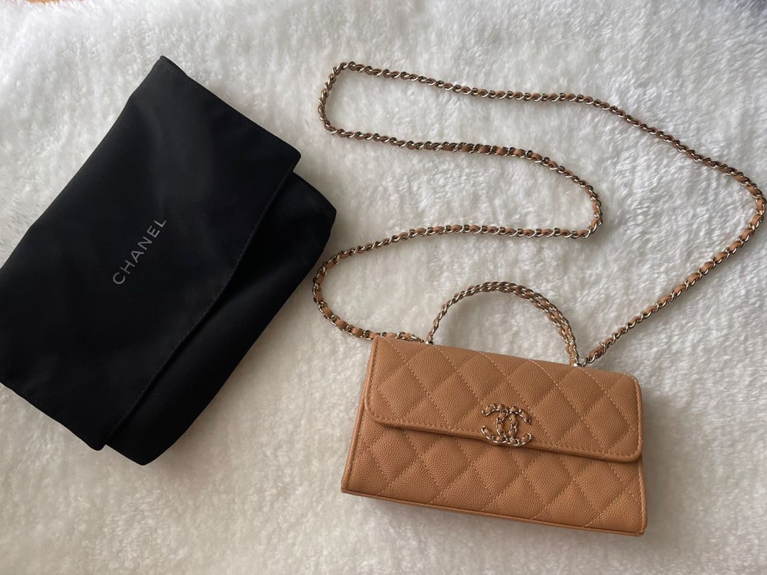 chanel classic with top handle