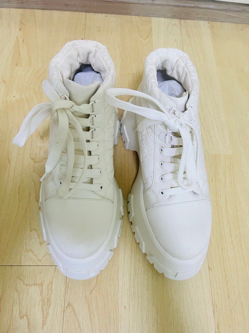 Charles Keith White Boots Women s Fashion Footwear Boots on
