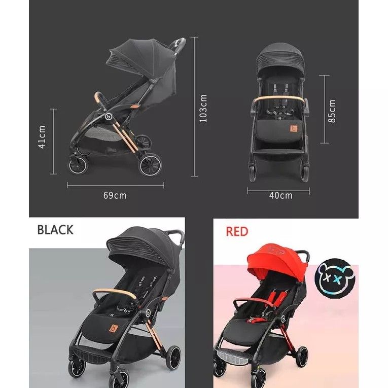 Check out Magic Stroller Auto Folding Baby Stroller Damping Travel Stroller Baby Murah BV1 at 49 off RM435.00 only