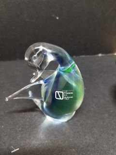 Clear Crystal Glass Duck Figurine from V Nason & Co. Murano Italy Hand Blown Art

rare vintage variant