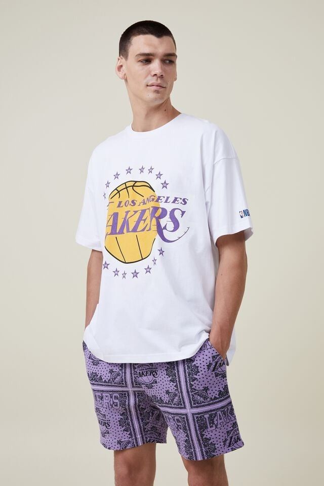 La lakers vintage t shirt clearance