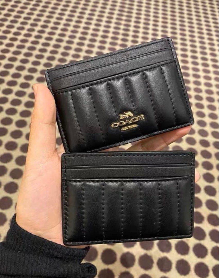 Coach Quilted Card Holder