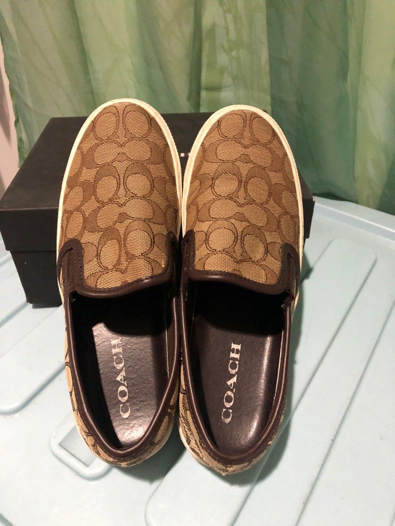 Coach signature sales slip on sneakers