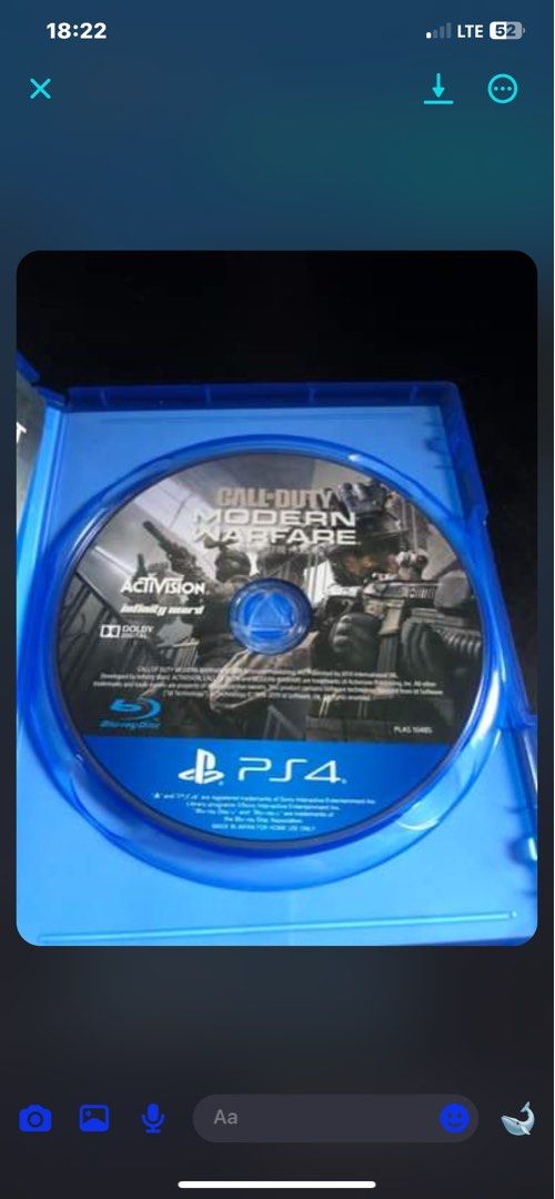 Call of duty modern warfare ps4 games on Carousell