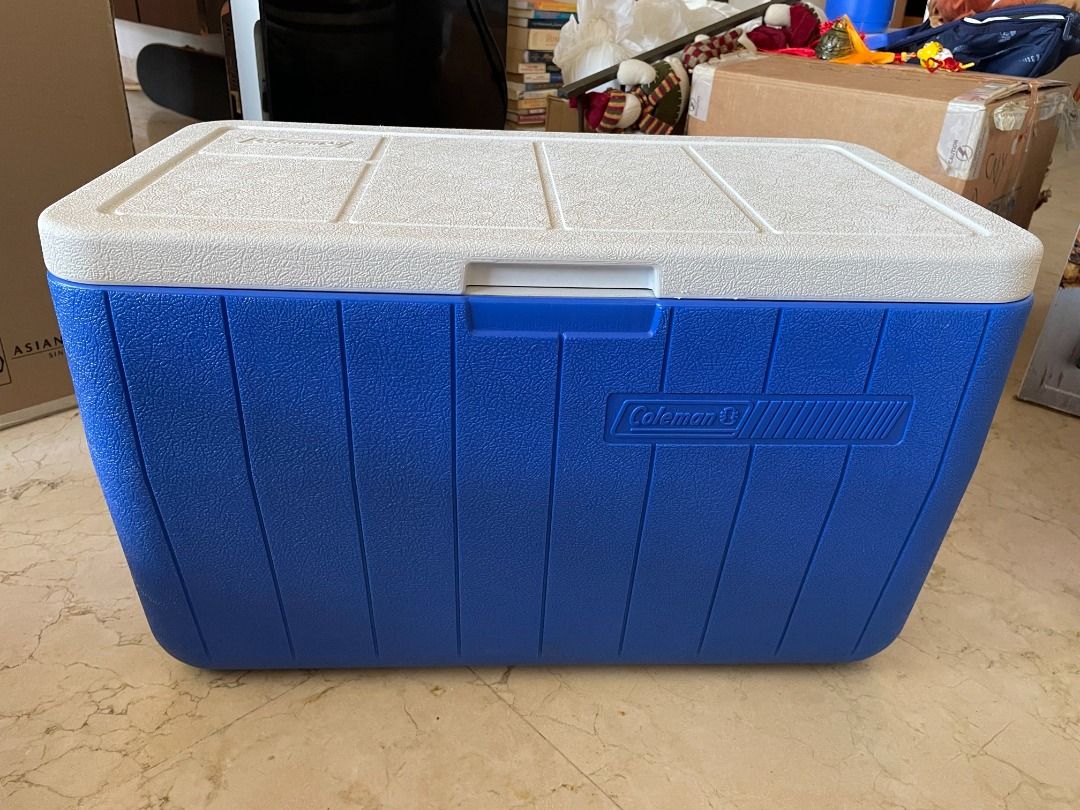 Coleman Cooler Box (Large 48Qt ), 2 x 3 Gallon Party Stackers, Personal