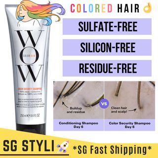 💯Color Wow Security Shampoo Conditioner 250ml *Sulfate-Free, 100% Clean, Lathers* *2-3 Days Delivery*