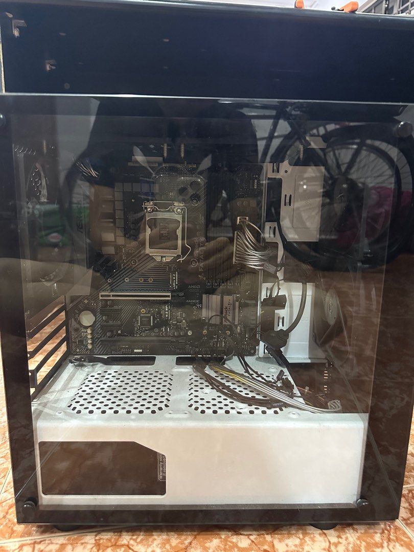 Computer (Category: Other Accessories) located in Singapore. Submitted by peacepigeon (Listing ID 1233326639, Image 3). Description: I am not sure what else is missing as this was lying around the house for 1/2years. comes with Computer Casing B360M performance mother board All the spare mounting screws and bracket CPU heat sink and fan Power Unit (Don’t have cable) also included: 4 x 4GB DDR4 Corsair RAM Negotiable, either meet up or delivery at