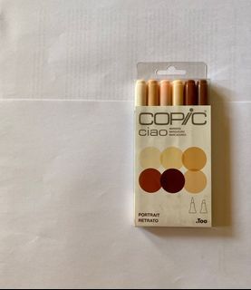 COPIC Ciao markers 6 Colors Skin tone