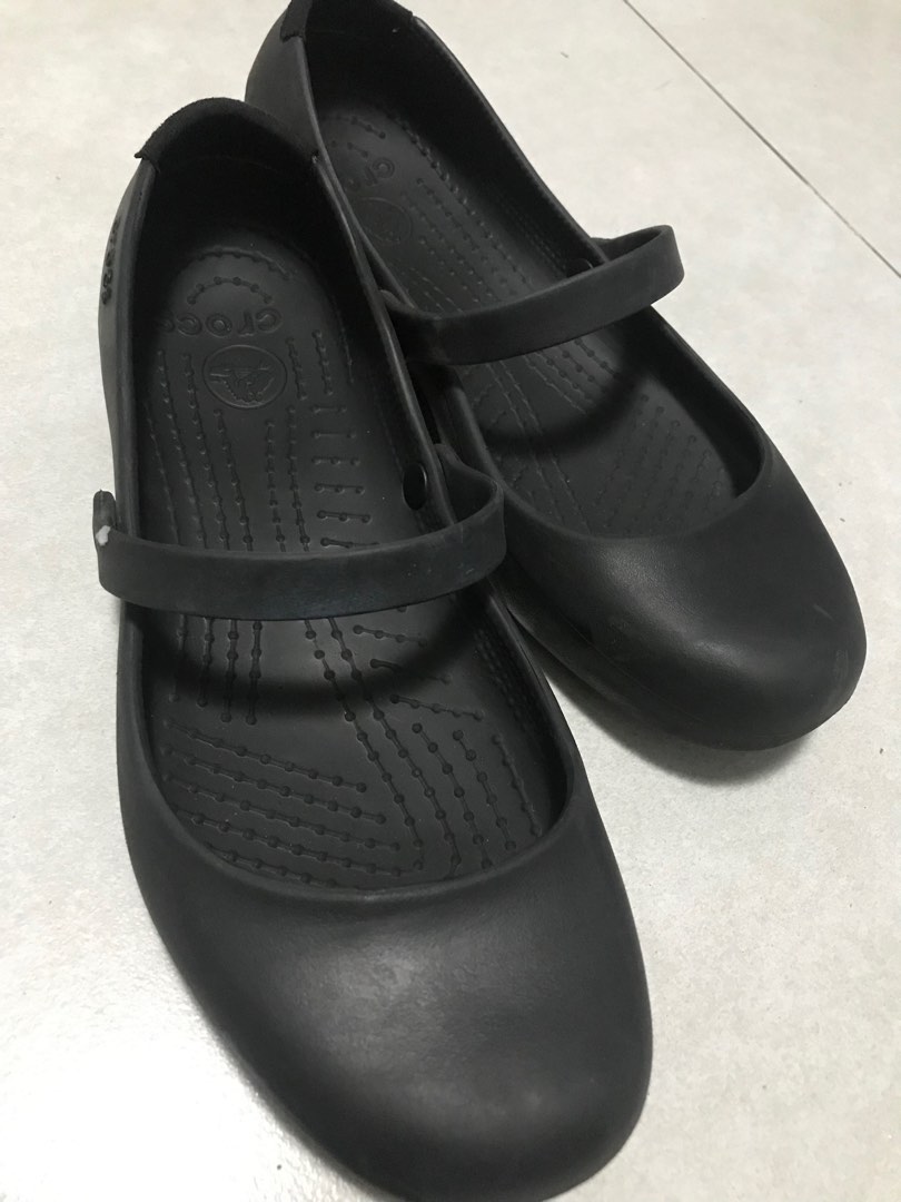 Crocs Alice Work Black Shoes on Carousell