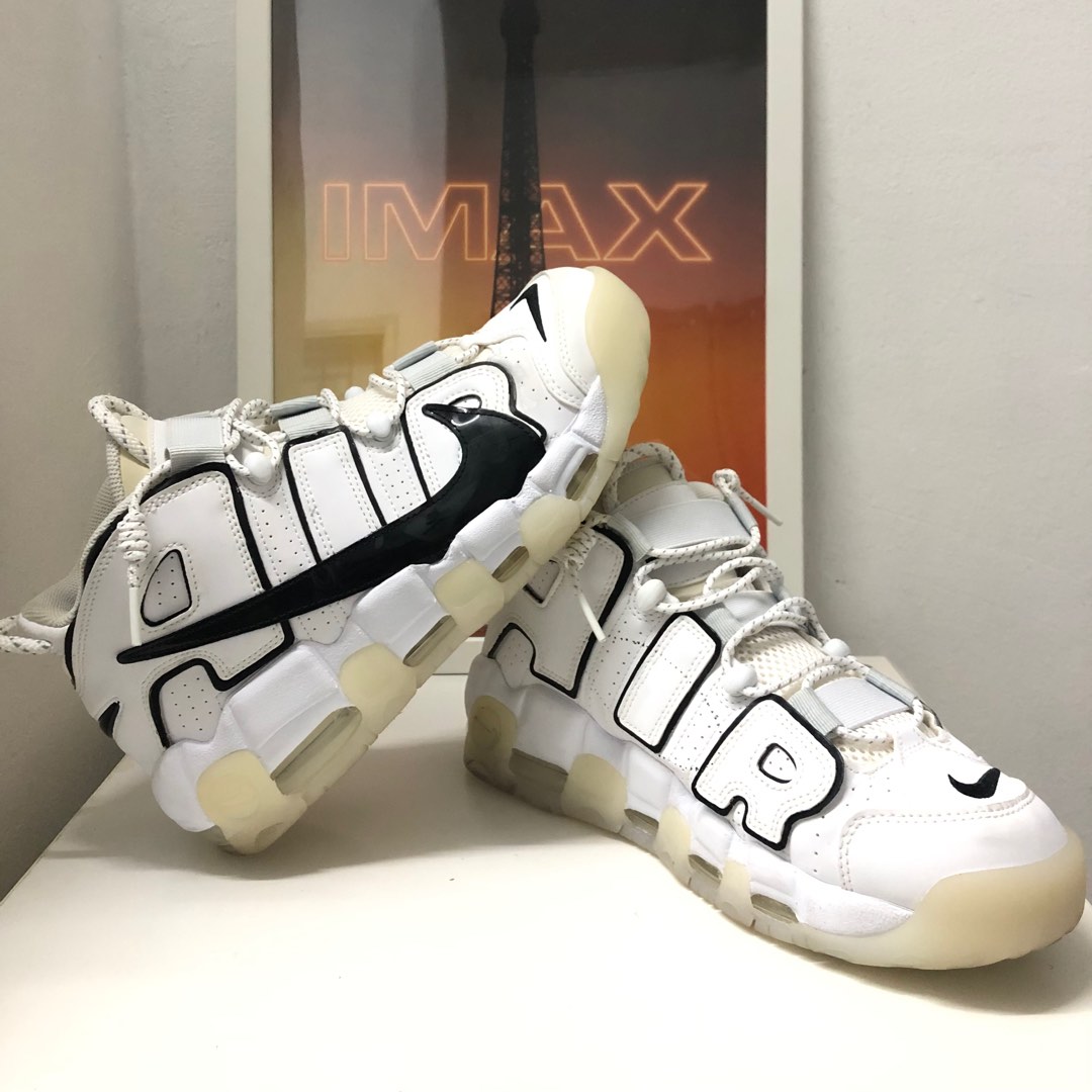 Custom Made Nike Air More Uptempo '96 White/Black Men Sneakers
