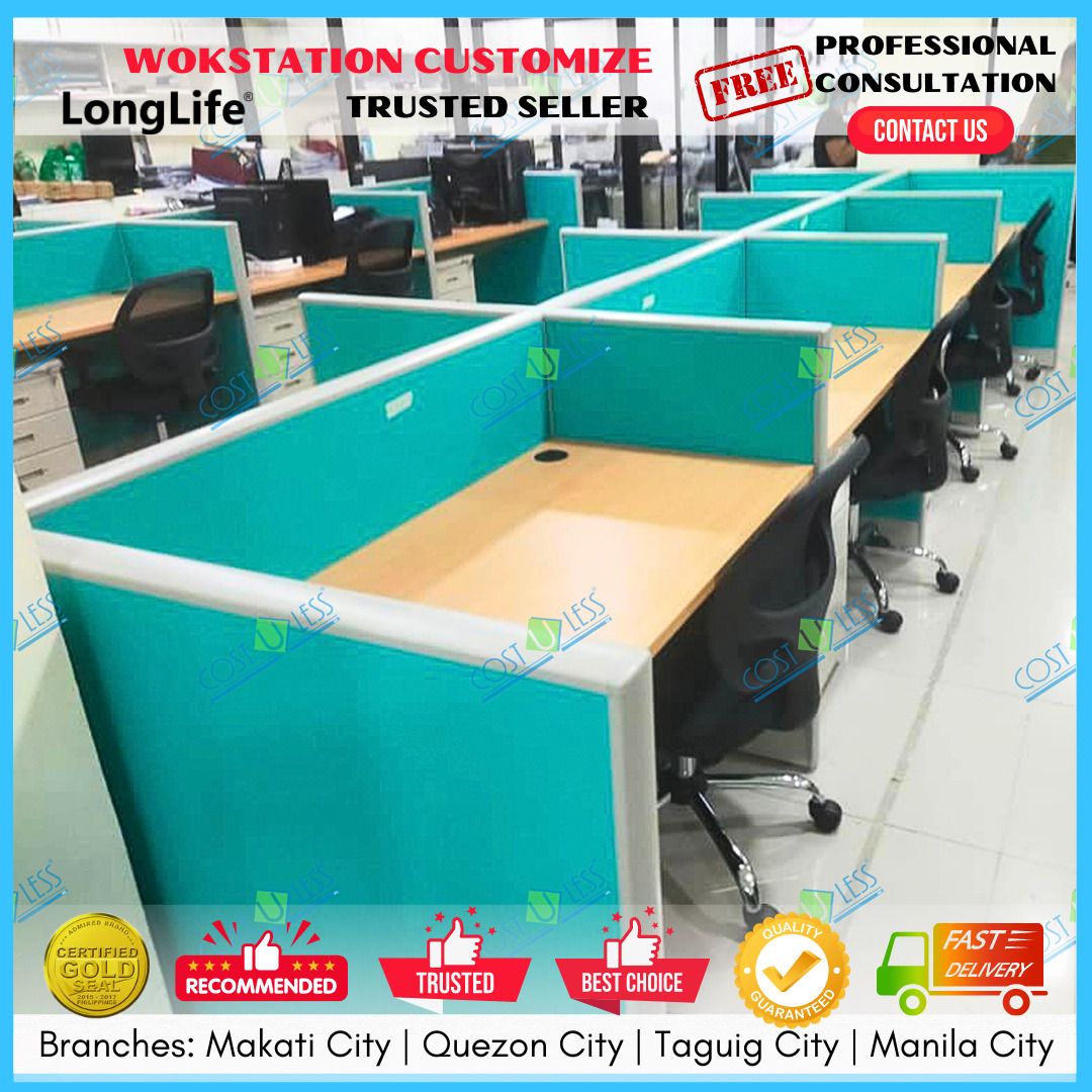 CUSTOMIZED WORKSTATION TABLES OFFICE PARTITION, Office Furniture